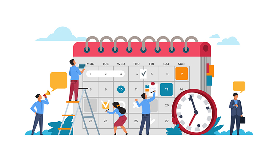 Content calendar planning